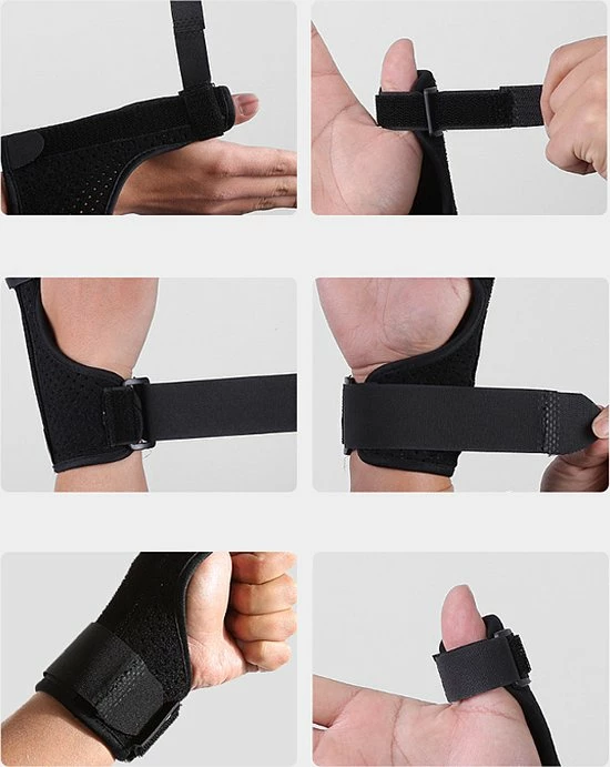 Goedkoopste ???? Merkloos Allernieuwste Duimbeschermer MET Stalen Spalk - Verstelbare Duim Brace - Pols Palm Duim Vinger Berscherming Sport Bandage DuimBrace- Zwart ???? 6 Goedkoopste ???? Merkloos Allernieuwste Duimbeschermer MET Stalen Spalk - Verstelbare Duim Brace - Pols Palm Duim Vinger Berscherming Sport Bandage DuimBrace- Zwart ???? - Afbeelding 4