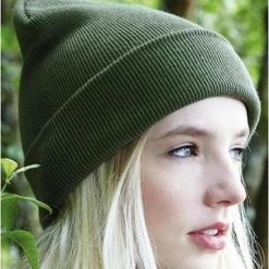 Uitgang ???? Beechfield Basic Winter Muts Olijf Groen ???? -XXL Nutrition-winkel 550x700 1