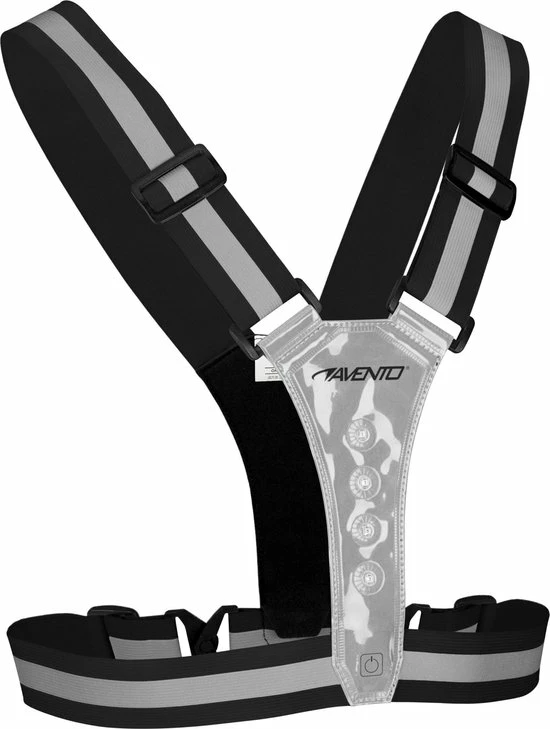 Beste deal ???? Avento Hardloop Veiligheidsvest Reflecterend Met LEDs - Met Batterij - Zwart ⭐ 8 Beste deal ???? Avento Hardloop Veiligheidsvest Reflecterend Met LEDs - Met Batterij - Zwart ⭐ - Afbeelding 6