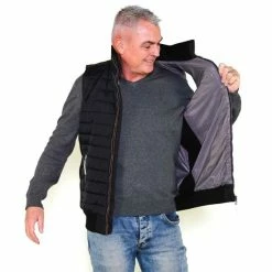 Groothandel ???? BJØRNSON Alec Bodywarmer 4 Seizoenen Heren - Outdoor - Maat 2XL - Zwart ???? -XXL Nutrition-winkel 550x732 3