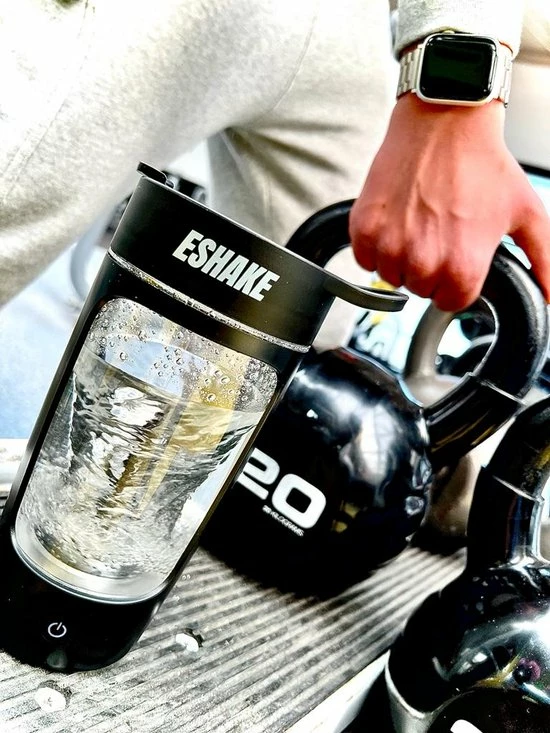Goedkoop ???? EQURA ESHAKE Eshake Elektrische Shakebeker - Shakebekers - Sportbeker - 650 ML - Zwart - Oplaadbaar - Draadloos - Proteïne Shaker ❤️ 4 Goedkoop ???? EQURA ESHAKE Eshake Elektrische Shakebeker - Shakebekers - Sportbeker - 650 ML - Zwart - Oplaadbaar - Draadloos - Proteïne Shaker ❤️ - Afbeelding 2