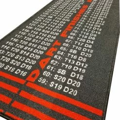 Nieuw ???? ABC Darts ABCDarts - Dartmat FINISH Dart Mat Antracite Smal - 240 X 67 Cm ???? -XXL Nutrition-winkel 550x734 4