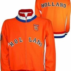 Coupon ???? Merkloos Holland Retro Jack - Holland Souvenir - Oranje Vest - Wk 2022 Nederlands Elftal - Maat L ????
