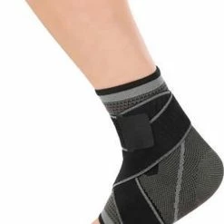 Beste deal ???? LOUZIR Enkelband - Voet Bandage - Ondersteuning - Voorkomen - Blessures - Enkelbrace - Steun - Sport - Comfortabel - Ankle Bandage - Verstelbaar - One Size ✔️ -XXL Nutrition-winkel 550x747 1