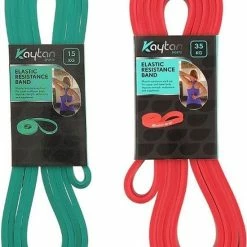 Groothandel ❤️ Kaytan - Weerstandsbanden Set 15 En 35 Kg - Fitness Elastiek - Resistance Band - Trainingsmateriaal - Elastische Weerstandsband - Sport Elastiek - Beginners - Gevorderden - Krachttraining - Workout Set - Groen - Rood ????