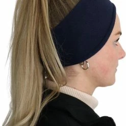 Korting ✔️ Orange85 Fleece - Hoofdband - Oorwarmers - Donkerblauw - Warm - Polyester - Sport - Wandelen - Winter - Koud - Dames - Haarband ????