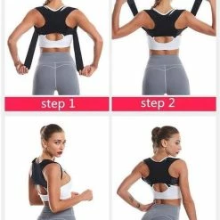 Coupon ???? LOUZIR Premium Postuur Corrector RugBrace Houding Correctie Verstelbare ???? -XXL Nutrition-winkel 550x773 2