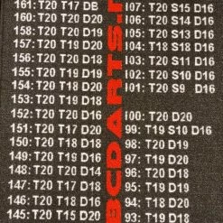 Nieuw ???? ABC Darts ABCDarts - Dartmat FINISH Dart Mat Antracite Smal - 240 X 67 Cm ???? -XXL Nutrition-winkel 550x774