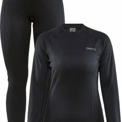 Groothandel ???? Craft Core Dry Baselayer Thermoset Dames - Zwart - Maat S ????