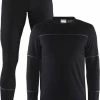 Goedkoop ???? Craft Baselayer Set Thermoset Heren - Black/Granite - Maat L ???? -XXL Nutrition-winkel 550x791 2