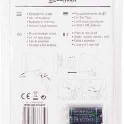 Beste Verkoop ⭐ Benson Koplamp Batterij 3x Led - Zwart Fietslamp Lamp Voor Fiets ???? -XXL Nutrition-winkel 550x822 3