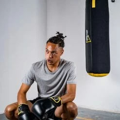 Korting ???? Avento Bokshandschoenen PU - 10 Oz - Zwart/Geel ???? -XXL Nutrition-winkel 550x825 16